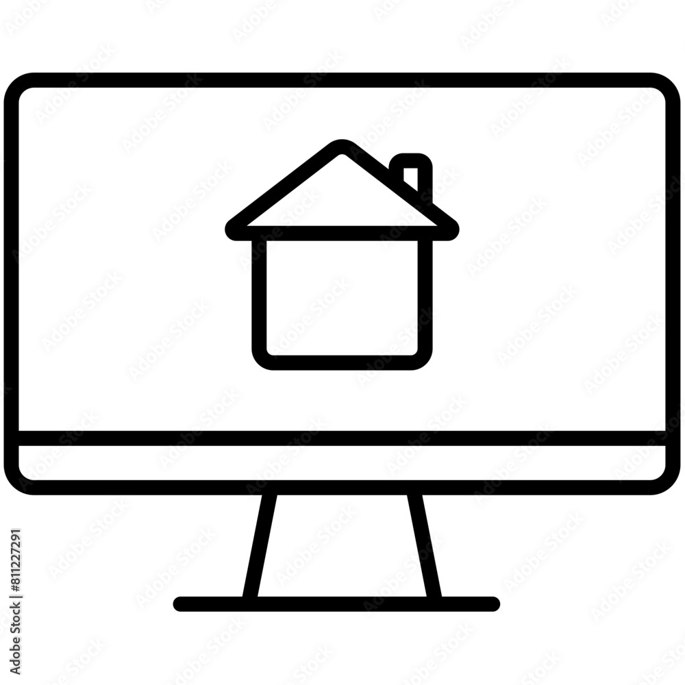 Real Estate Outline Icon Pack Real Estate Outline Icon Pack
