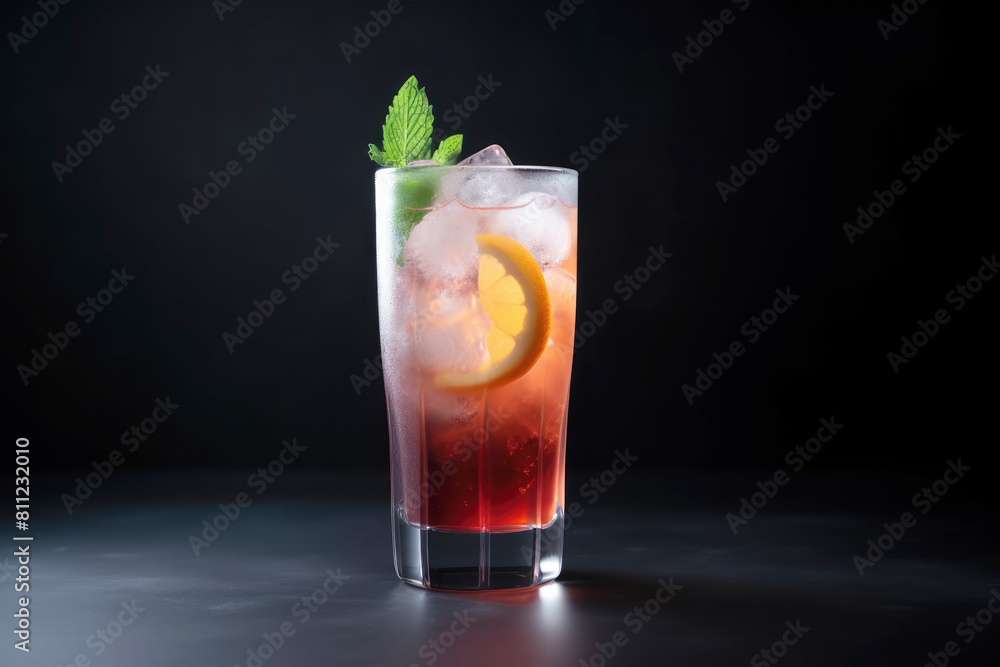generated illustration of pink grapefruit and mint drinks on a wooden tray generated illustration of pink grapefruit and mint drinks on a wooden tray
