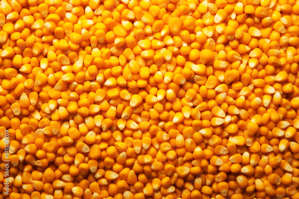 generated illustration close up of corn seeds can be use as background generated illustration close up of corn seeds can be use as background