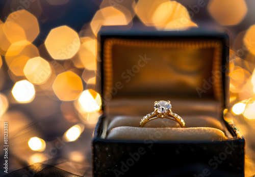Jewelry wedding diamond ring close up © B-Ast-BRT