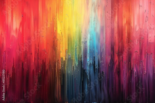 Abstract rainbow background with some smooth lines in it (see portfolio for more in this series)