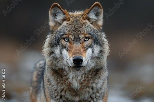 Portrait of a Coyote (Canis lupus)