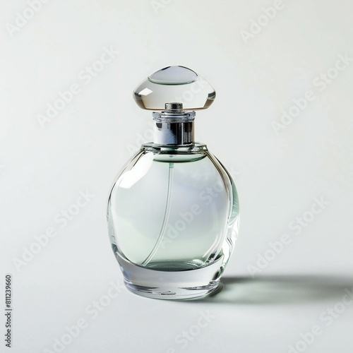 Perfume bottle isolated on white background,  Perfumery product