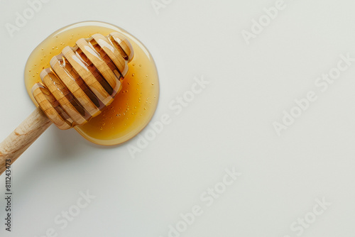 honey stick on a light background