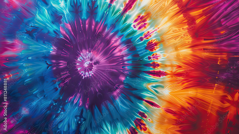 A collection of vividly colored tie-dye patterns and abstract textile art, showcasing a variety of intricate designs. A collection of vividly colored tie-dye patterns and abstract textile art, showcasing a variety of intricate designs.