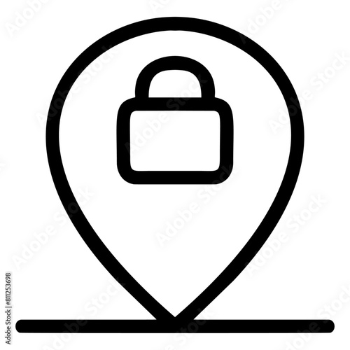 work location icon. vector