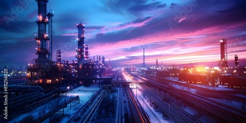 Developing Infrastructure for Oil and Gas Production, Refining, and Storage. Concept Oil and Gas Infrastructure, Production Systems, Refining Processes, Storage Facilities, Industry Developments