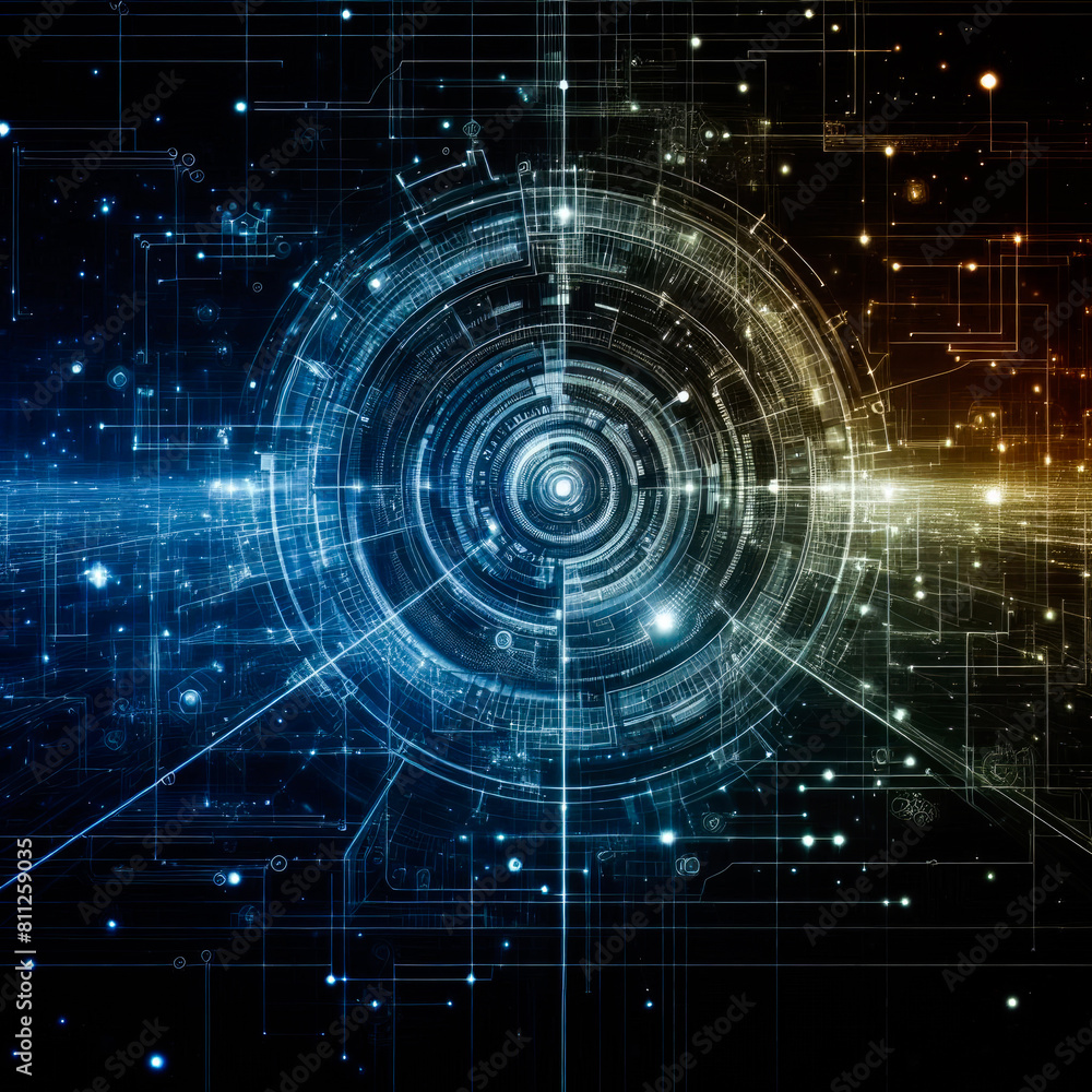 Fototapeta premium Internet technology. Global network connection concept. network connection background