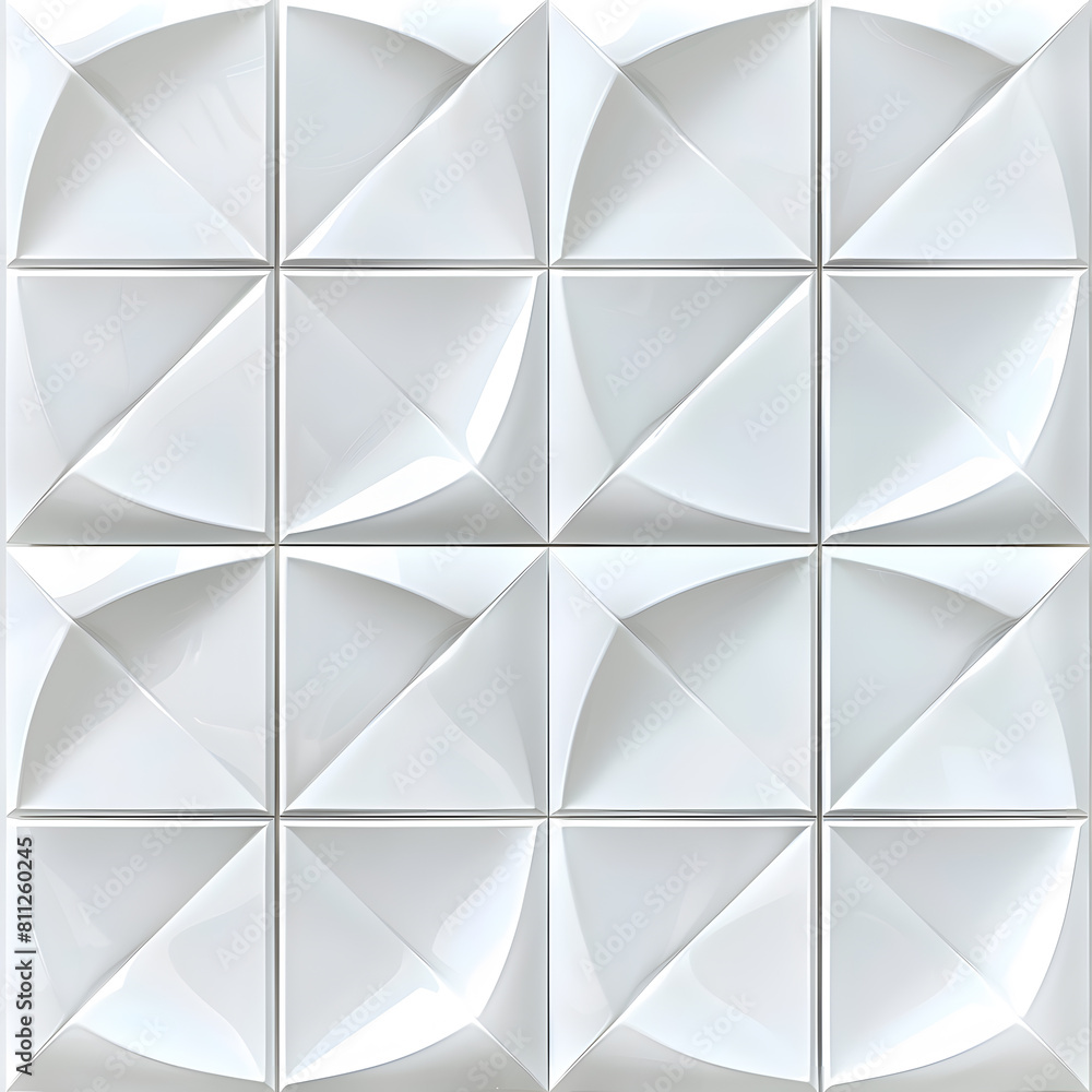 White square geometric ceramic tile wall background White square geometric ceramic tile wall background