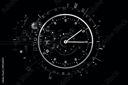 Time is mony .Just show this with this beautiful clock