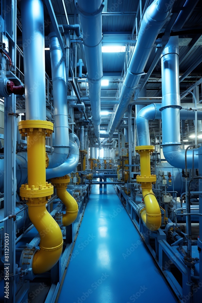 Ocean Thermal Energy Conversion Plant Depict an offshore plant that ...