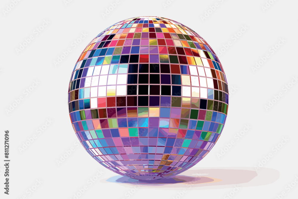 Fototapeta premium realistic 3d render of discoball