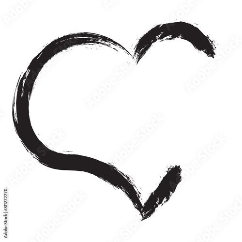 Heart SVG  Your Text Heart svg  Doodle Heart  Hand Drawn  Valentine Heart cut file Heart SVG Heart Bundle  Your Text Heart
