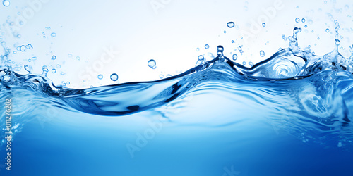  Many water wave surface water splash with ripple and air bubbles Vector boiling liquid fizzy abstract background with dynamic motion Realistic 3d transparent aqua randomly moving seether or fizzing 