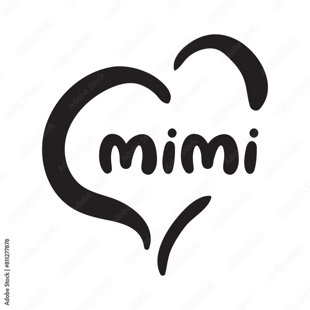 Mimi Heart SVG, Mother’s Day, Mimi Heart Svg, Hand Drawn Heart SVG Mimi Heart SVG, Mother’s Day, Mimi Heart Svg, Hand Drawn Heart SVG