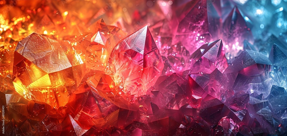 Opulent and Vibrant Gemstone Pattern Creating a Rich and Colorful Backdrop for High-End Projects Opulent and Vibrant Gemstone Pattern Creating a Rich and Colorful Backdrop for High-End Projects