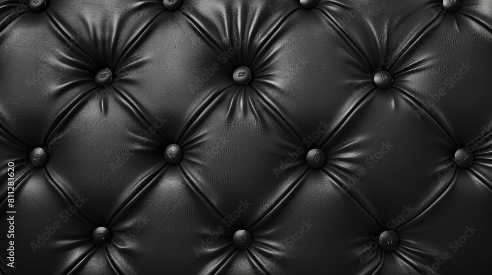 Black leather upholstery Black leather upholstery