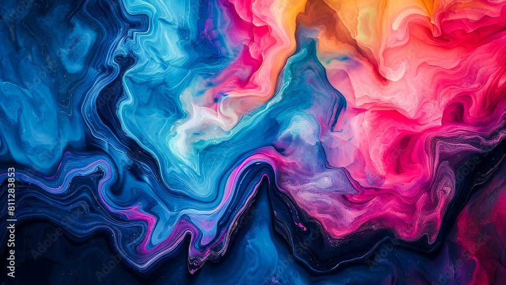 This image displays an abstract swirl of vibrant colors, creating a visually dynamic and modern artistic background. This image displays an abstract swirl of vibrant colors, creating a visually dynamic and modern artistic background.