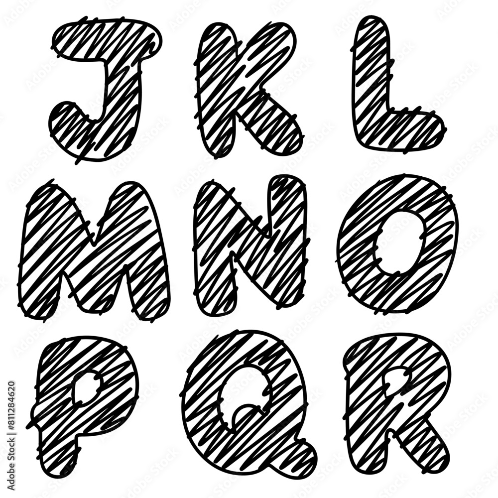 Trendy abc, alphabet, handwritten like a child. Vector lettering illustration for graphic tee shirt. Print to party, sticker, banner, badge, design, flyer, web, advertising Trendy abc, alphabet, handwritten like a child. Vector lettering illustration for graphic tee shirt. Print to party, sticker, banner, badge, design, flyer, web, advertising