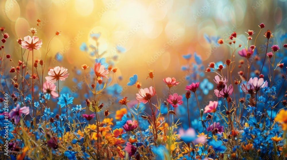 Blooms Amid Grass Blooms Amid Grass