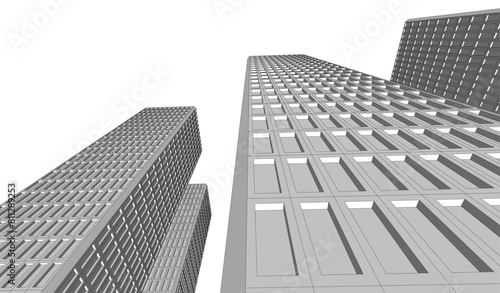 skyscrapers in the city