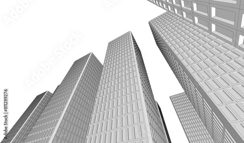 city skyscrapers