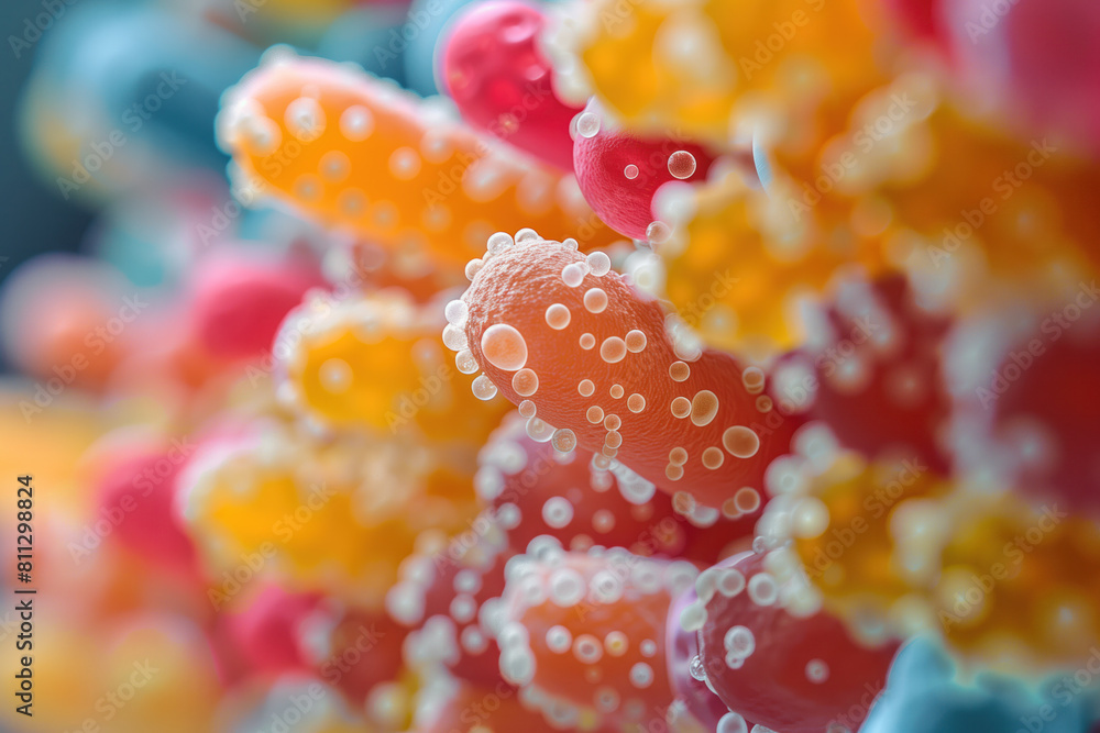 Gems, Bacteria and Viruses Under Microscope, Generative AI Gems, Bacteria and Viruses Under Microscope, Generative AI