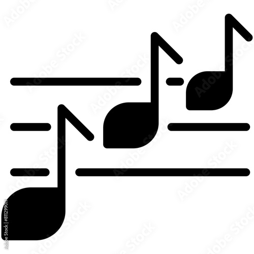 musical note solid icon
