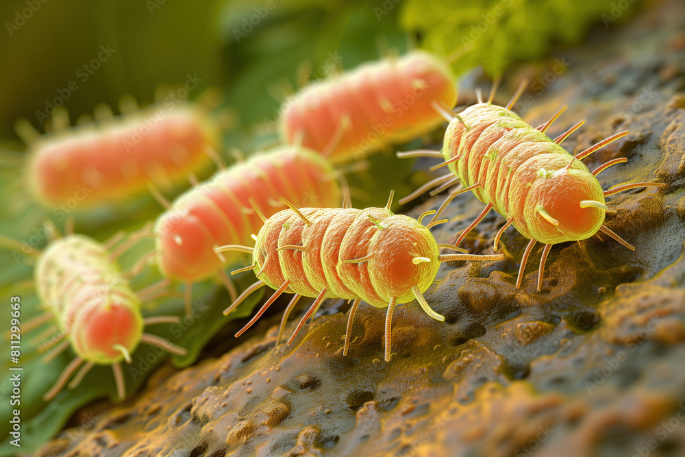 Gems, Bacteria and Viruses Under Microscope, Generative AI Gems, Bacteria and Viruses Under Microscope, Generative AI