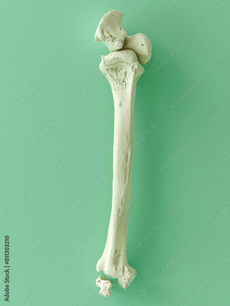 Fibula 3D Model Of The Fibula Detailed Next To The Tibia Highlighting deportista-arreglo-alma-chroma-green-color-code-potencial-total