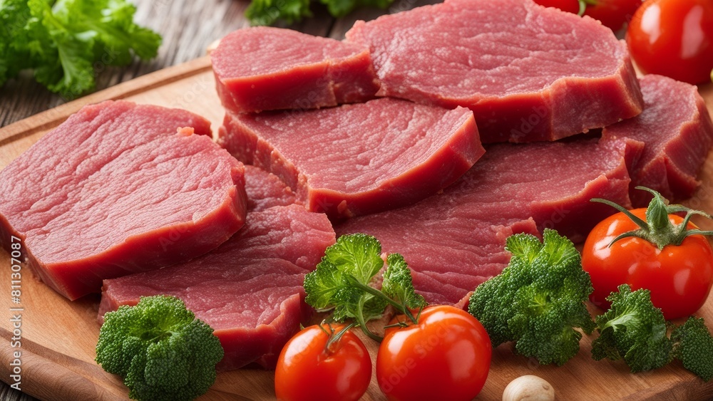 Meat and vegetable mixtures for feeding pets. Meat and vegetable mixtures for feeding pets.