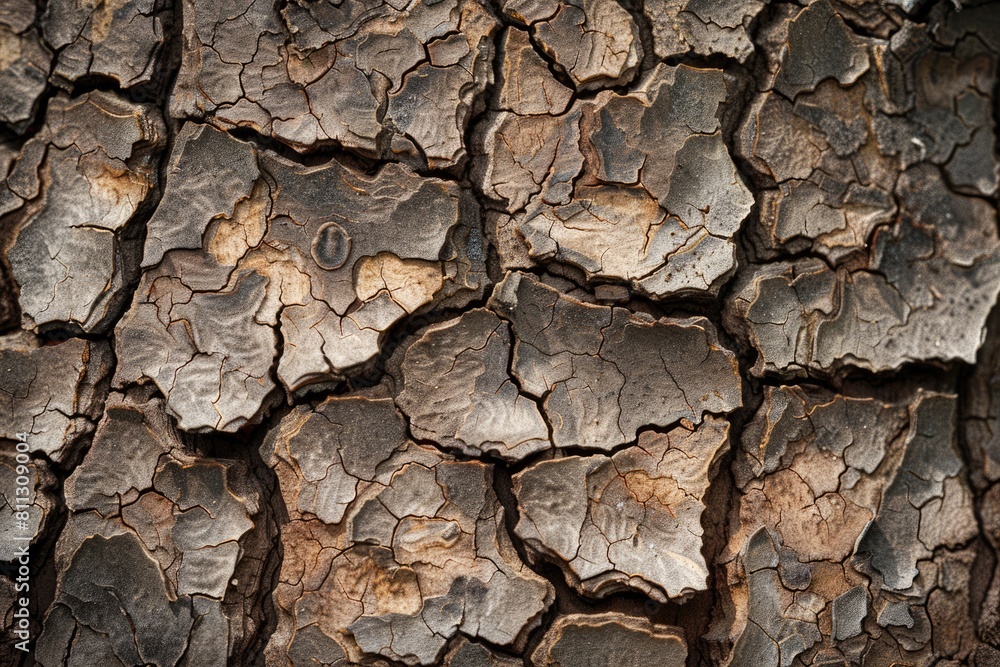 Abstract Brown Wood Background Design with Fractured Bark Texture Detail and Close-Up Dry Abstract Brown Wood Background Design with Fractured Bark Texture Detail and Close-Up Dry