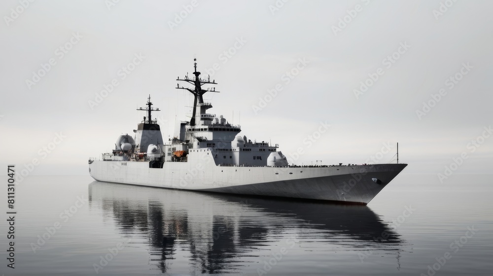 Naklejka premium the ship in the harbor