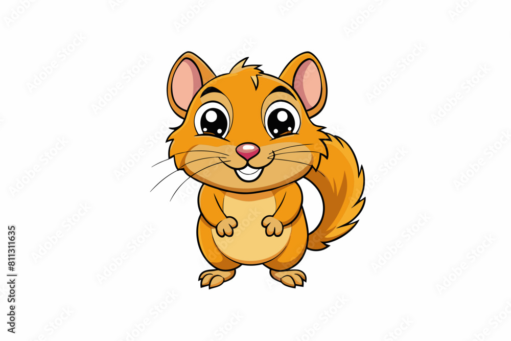 gerbil cartoon vector illustration gerbil cartoon vector illustration