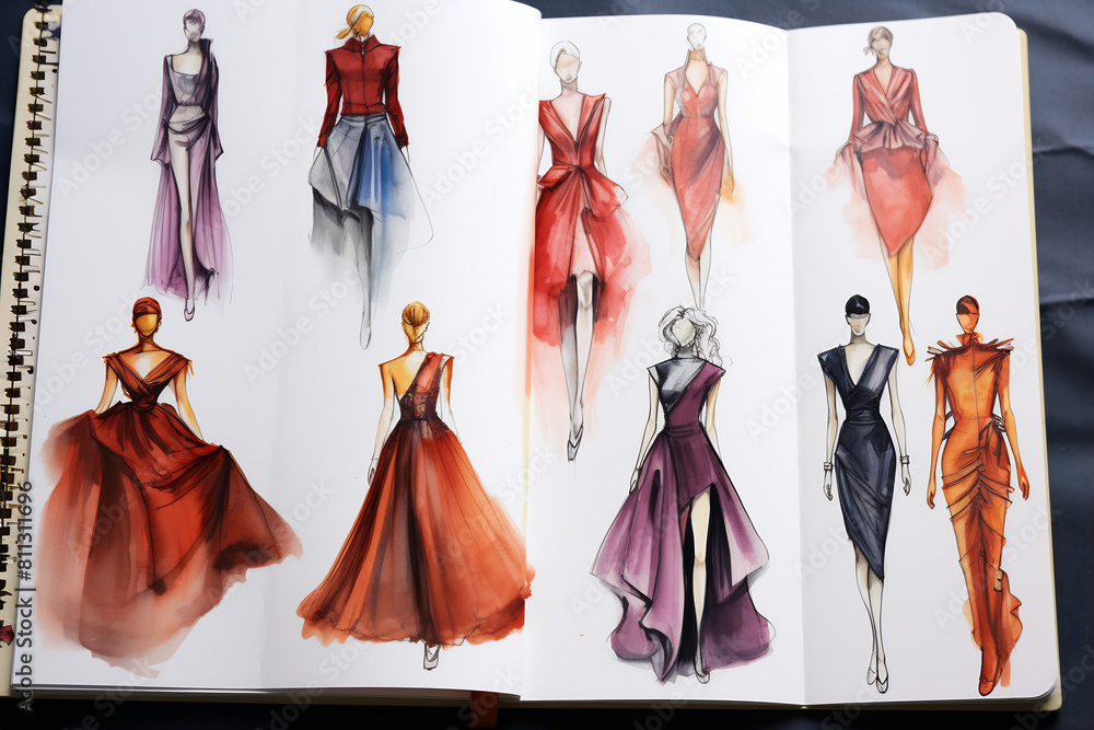 Designer's Vision: A Look Inside a Fashion Sketchbook