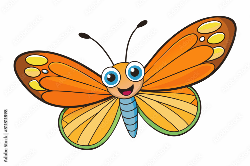 butterfly cartoon vector illustration butterfly cartoon vector illustration