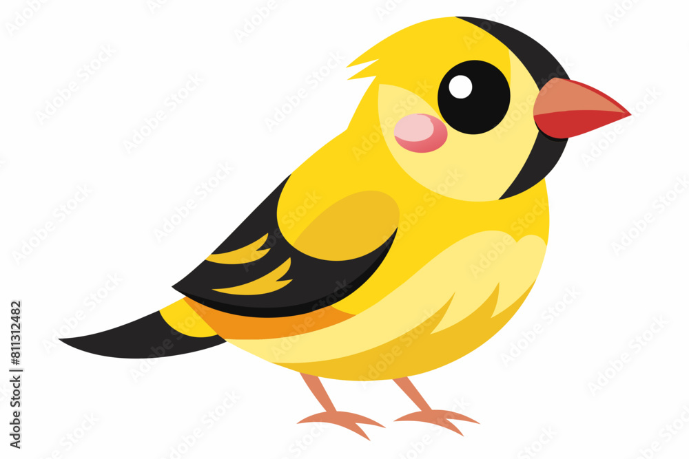 goldfinch cartoon vector illustration goldfinch cartoon vector illustration