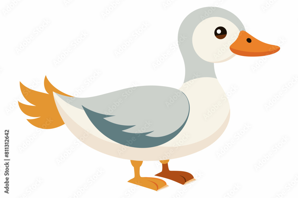 goose cartoon vector illustration goose cartoon vector illustration