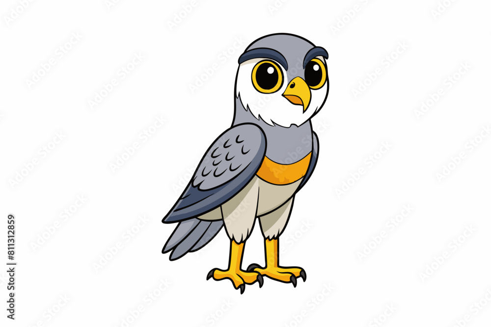 goshawk cartoon vector illustration goshawk cartoon vector illustration