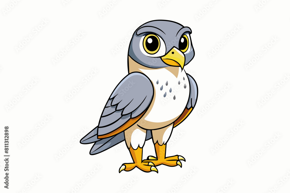 goshawk cartoon vector illustration goshawk cartoon vector illustration