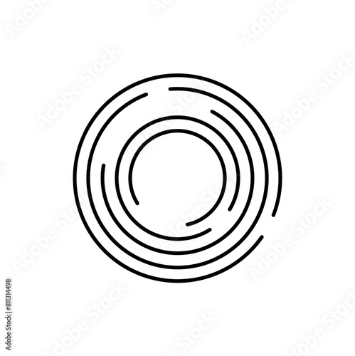 speed lines in circle form