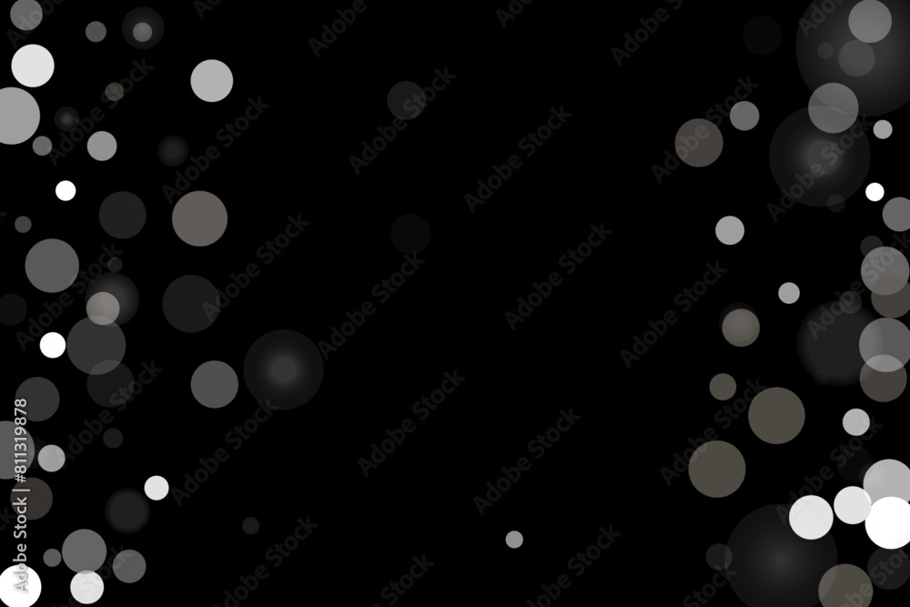 Silver confetti point on a black background. Luxury festive background. Silver grainy abstract texture overflows against a black background. Element of design. Vector illustration, EPS 10. Silver confetti point on a black background. Luxury festive background. Silver grainy abstract texture overflows against a black background. Element of design. Vector illustration, EPS 10.