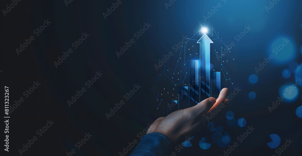 Φωτογραφία Business growth, boost up business or success concept, Business growth, investme