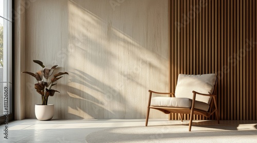 Chair Next to Window in Room