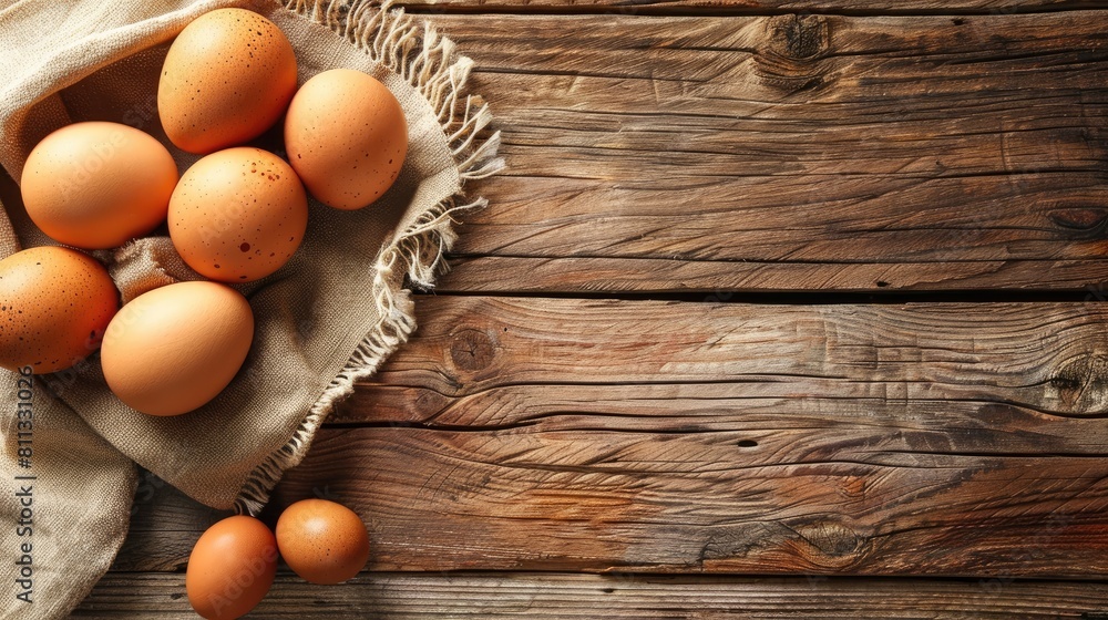 chicken eggs on a wooden background. Selective focus chicken eggs on a wooden background. Selective focus