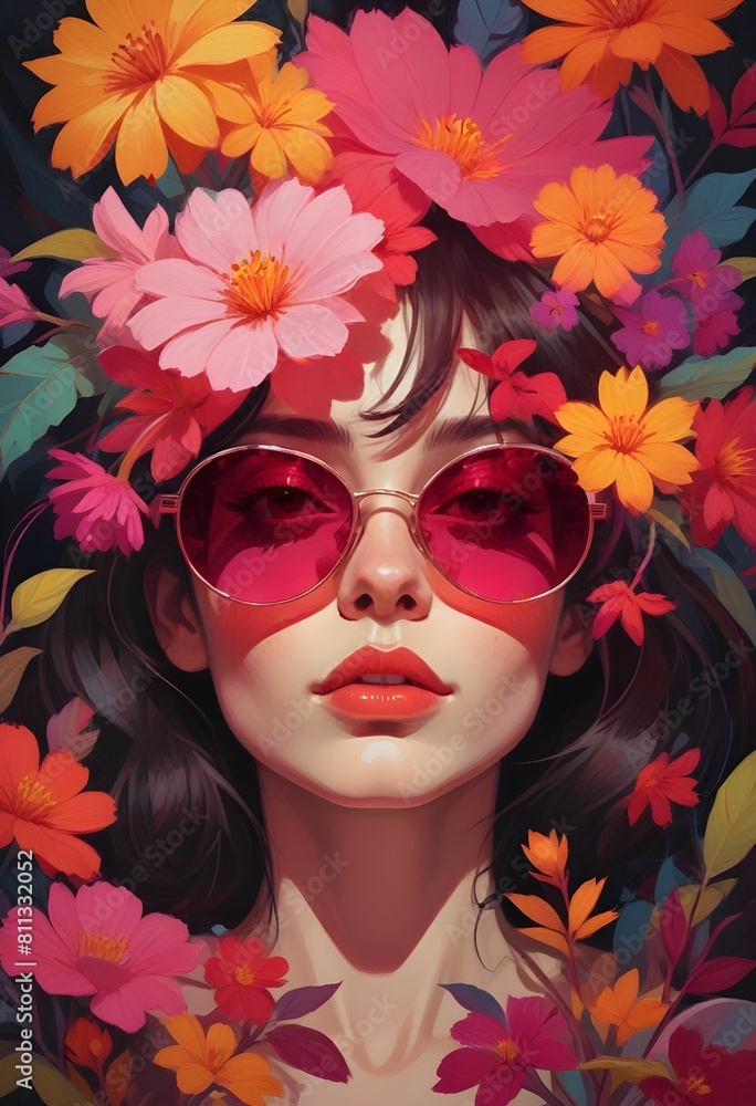 A flower queen... A flower queen...