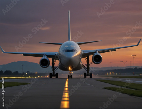 airplane at the airport