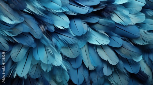 Blue Feathers Cluster