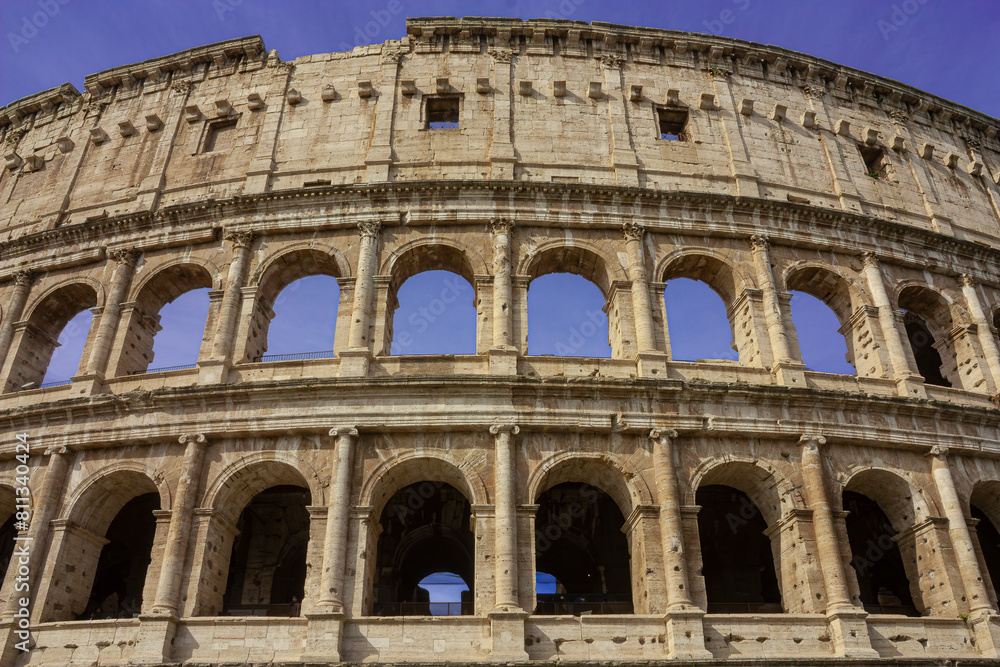 Fototapeta premium Partial view of the Colosseum