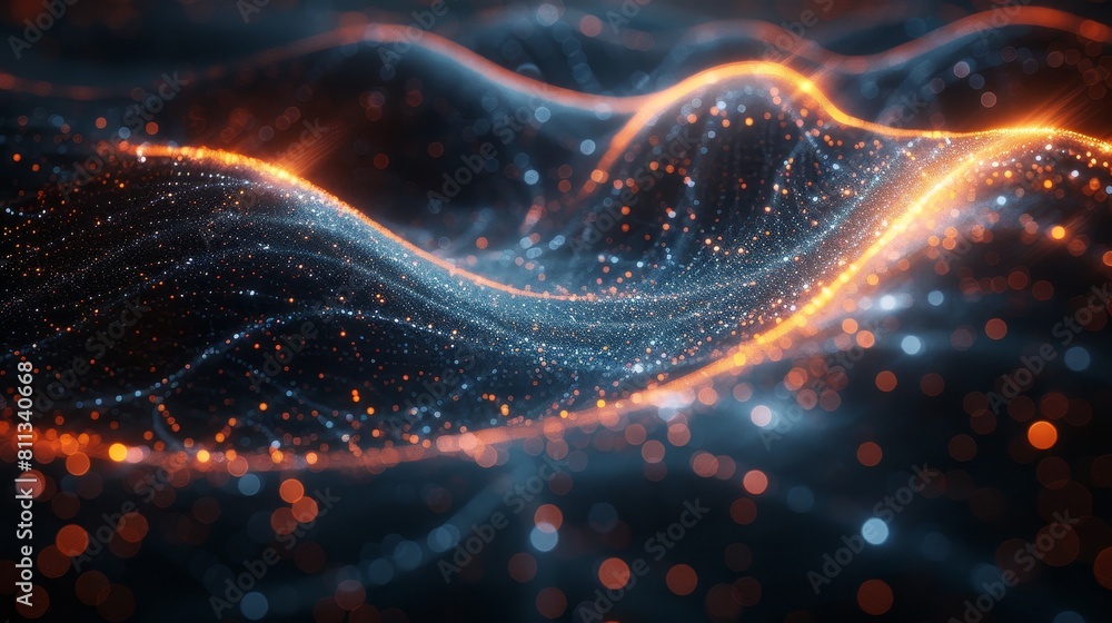 Abstract Tech Artwork: Visualizing Audio and Data Abstract Tech Artwork: Visualizing Audio and Data